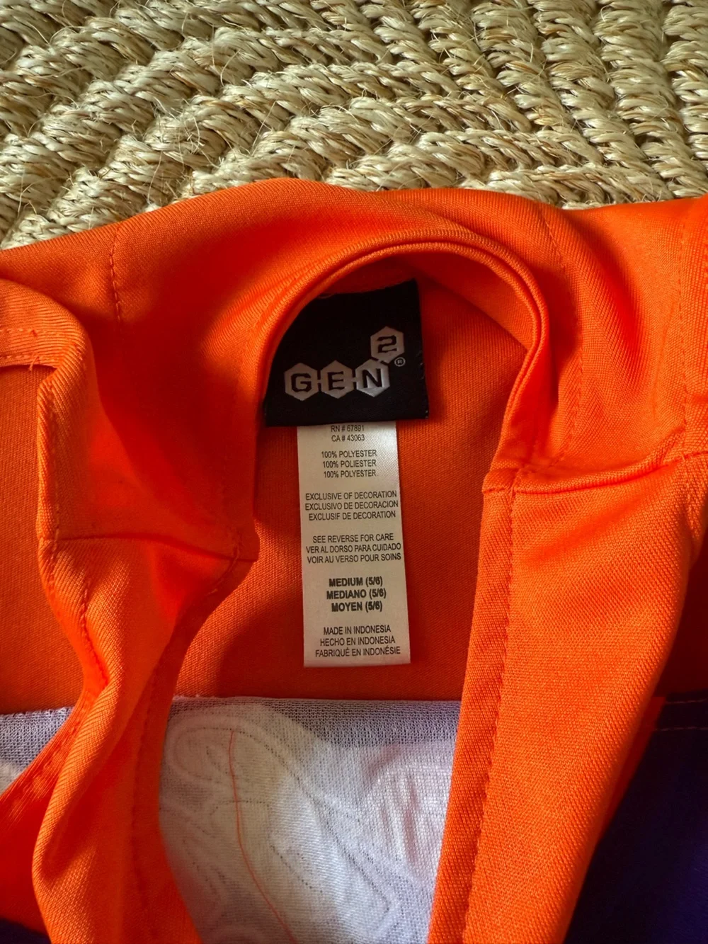 Girls Clemson Tigers Cheerleading Outfit